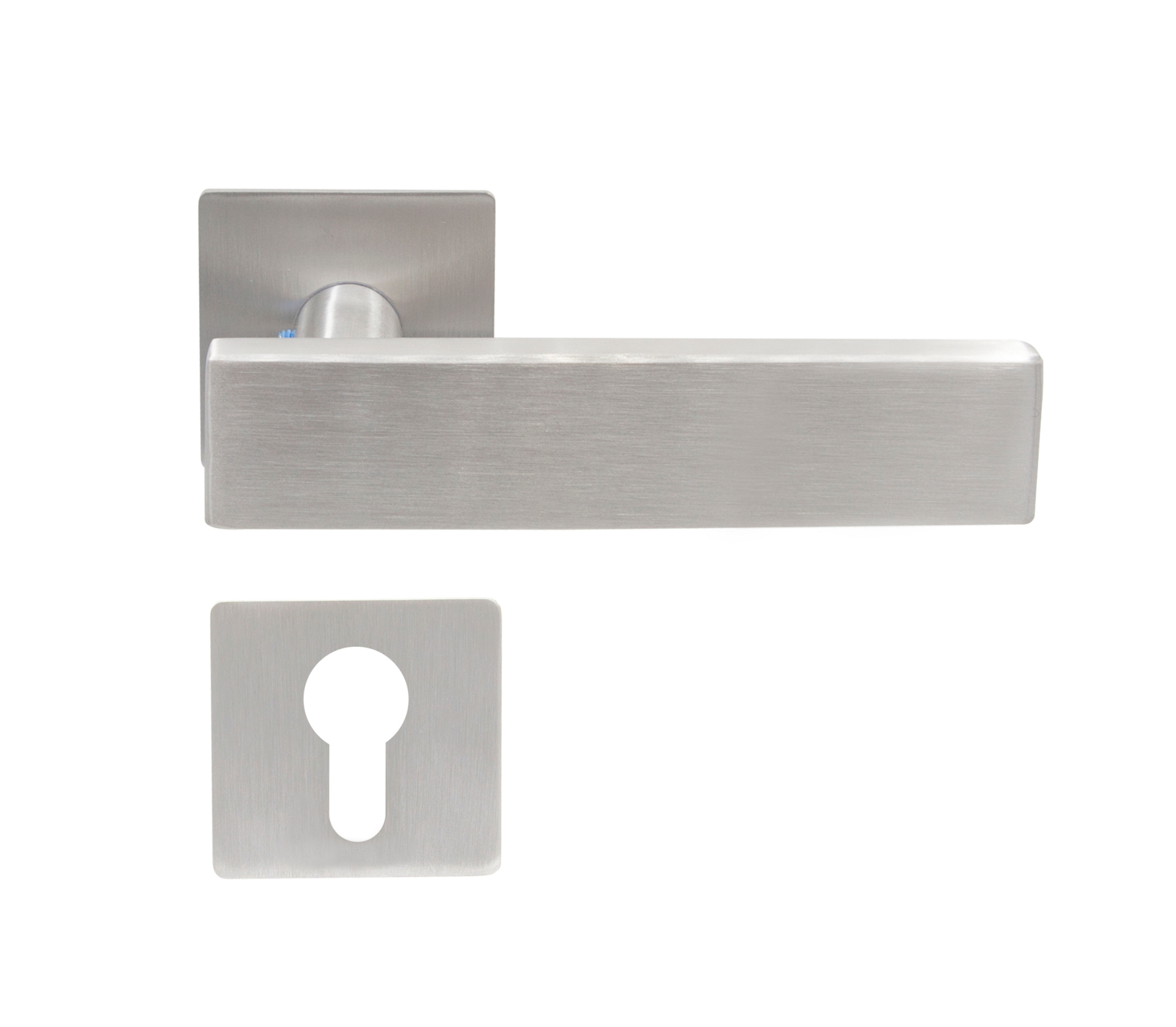 Deurkruk RVS magneet rozet – Cilindergat PZ | Deurkrukken RVS | Slotman Solutions