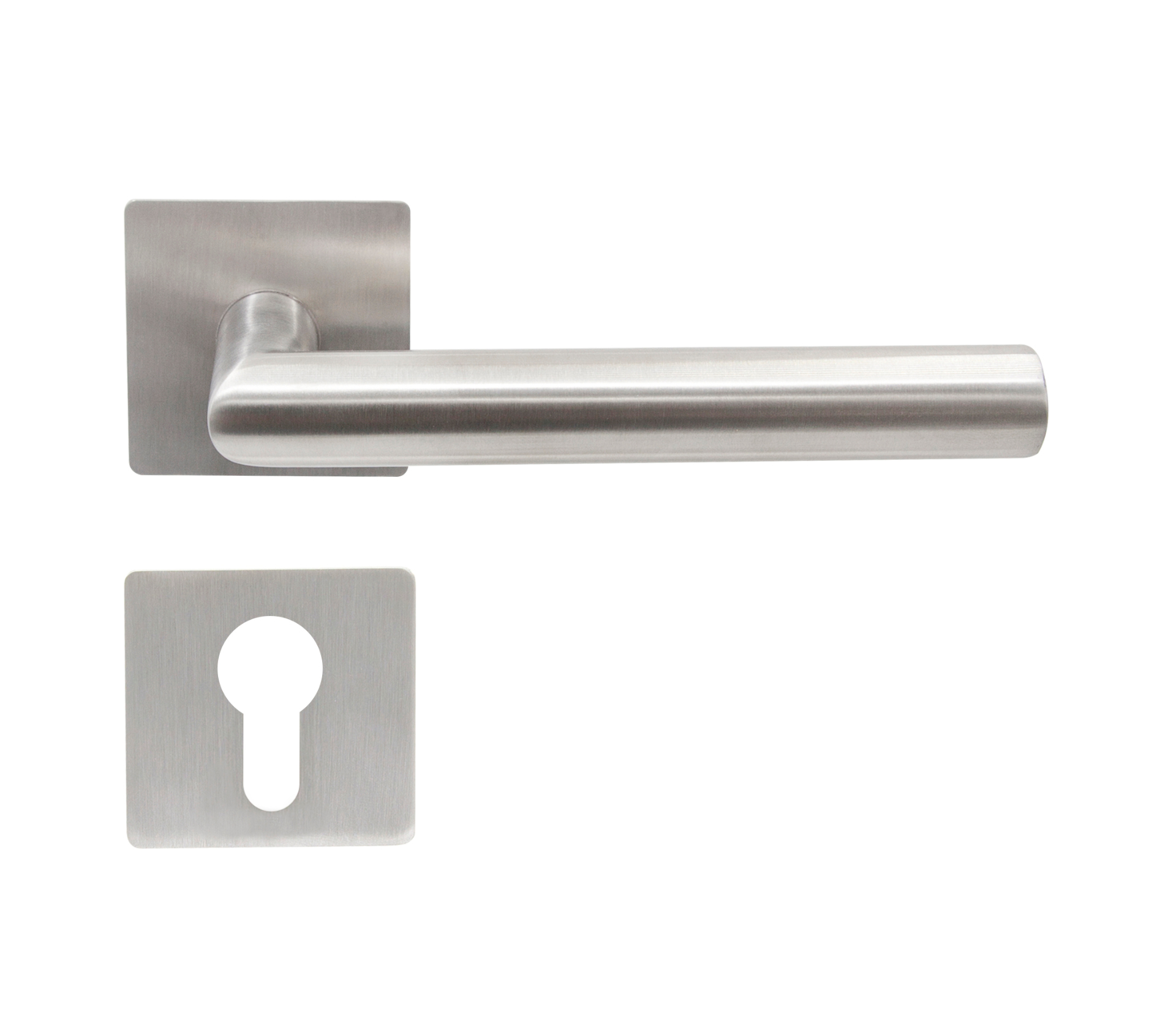 Deurkruk RVS magneet rozet – Cilindergat PZ | Deurkrukken RVS | Slotman Solutions