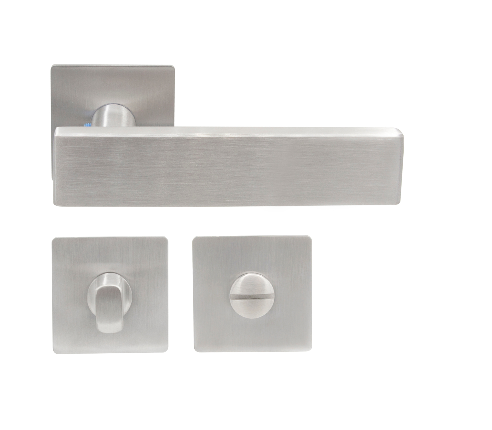 Deurkruk RVS magneet rozet – WC/badkamersluiting | Deurkrukken RVS | Slotman Solutions